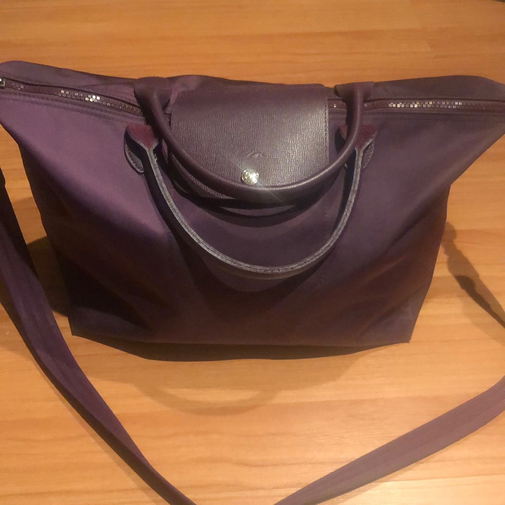 Longchamp Small Le Pliage Nylon Top Handle Tote